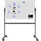 Stativ-Drehtafel Legamaster UNITE, magnetisch, drehbar um 360°, B 1500 x T 12,6 x H 1000 mm, lackierter Stahl, weiß